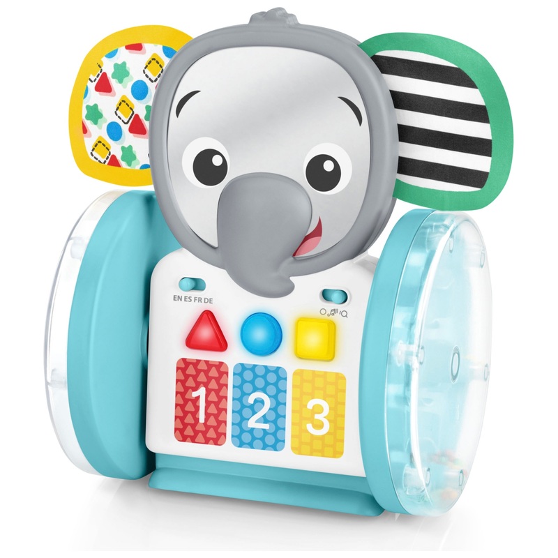 Baby Einstein - Jouet Interactif Earl l'Éléphant à Poursuivre à Quatre Pattes