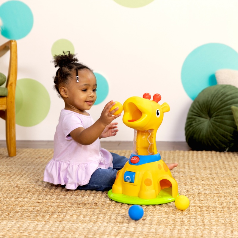 Bright Starts Toy Spinnin' Spots Giraffe Ball Play