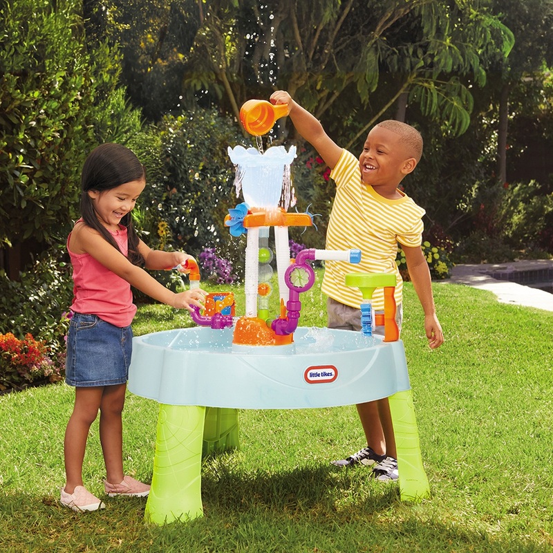 Little Tikes Fountain Factory Water Table with Accessories