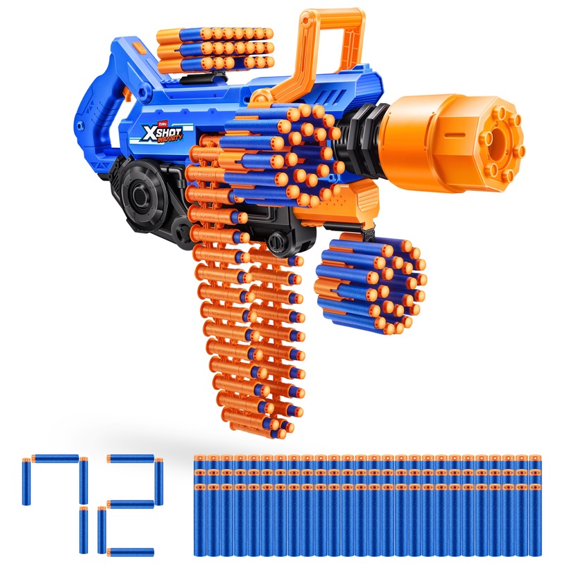 XSHOT Blaster Insanity Smoking Barrel met 72 Pijltjes