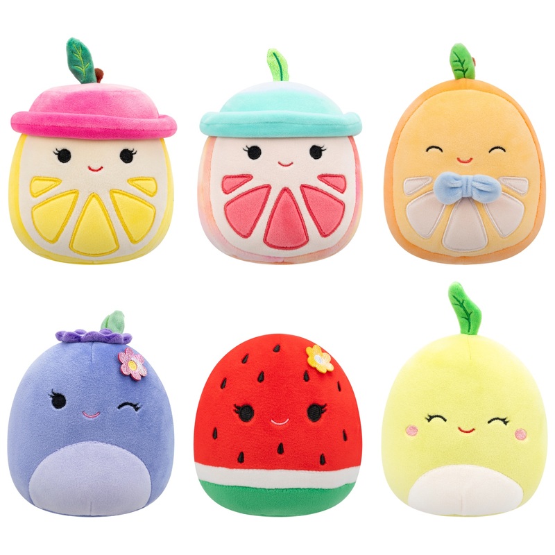 Squishmallows - Peluche Mystère Fruitée 13 cm - Modèle Surprise