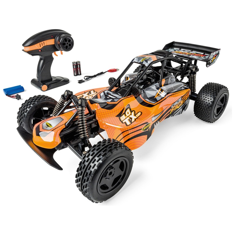 CARSON Bestuurbare Auto Cage Fighter 1:10 oranje