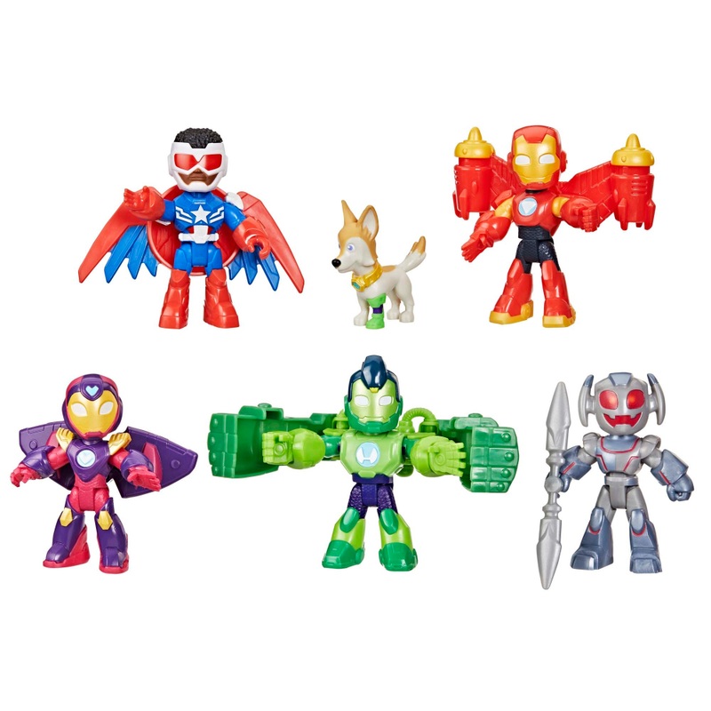 Iron Man and his Awesome Friends 6er Set gepanzerten Avengers-Figuren | Smyths Toys Schweiz