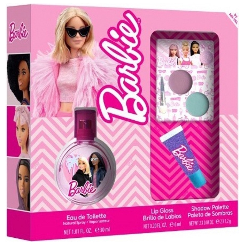 Barbie Geschenkset Eau de Toilette en Kindermake-up