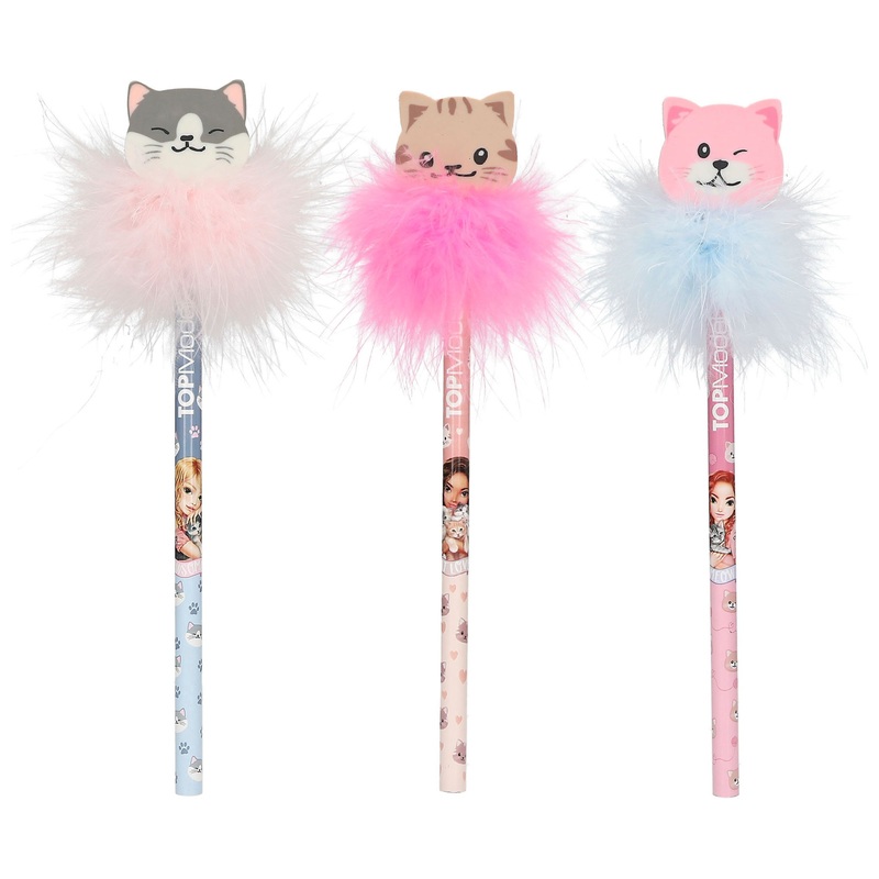 TOPModel - Crayon avec Gomme Cat Love