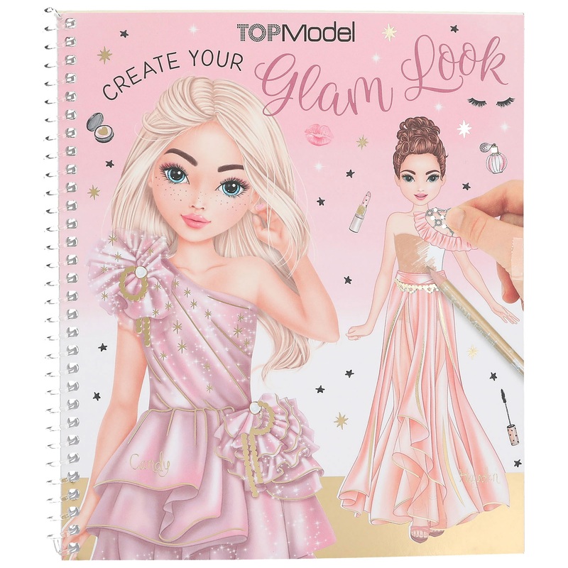 TOPModel Kleurboek Create Your Glam Look