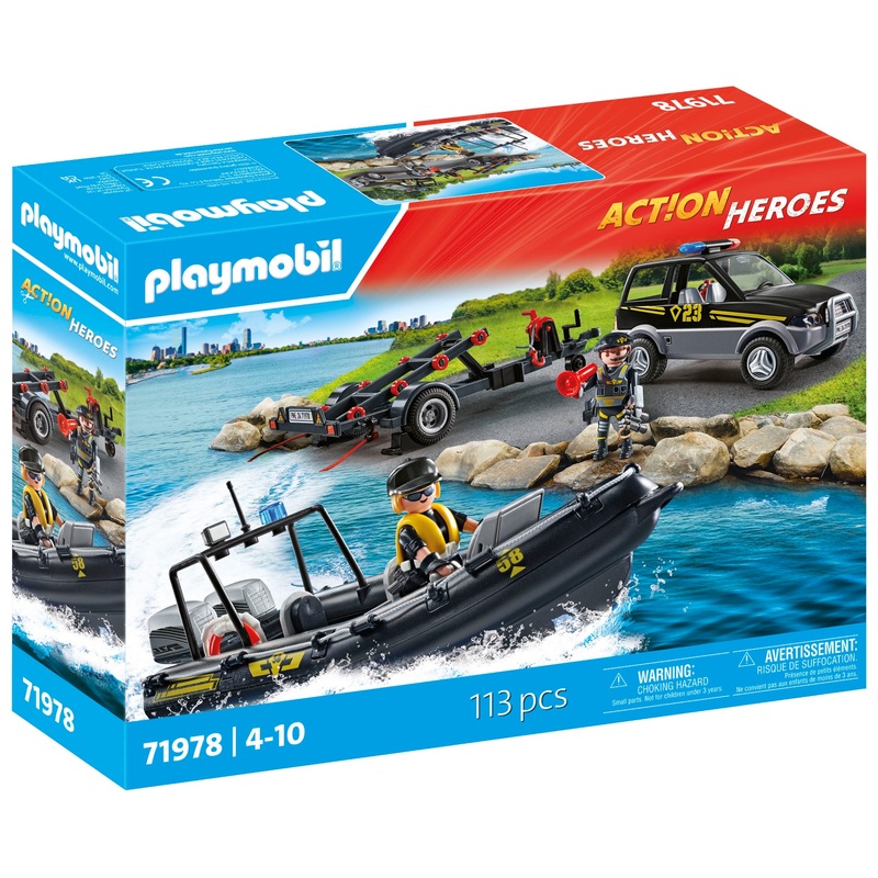 Playmobil - Action Heroes 71978 Police Fluviale