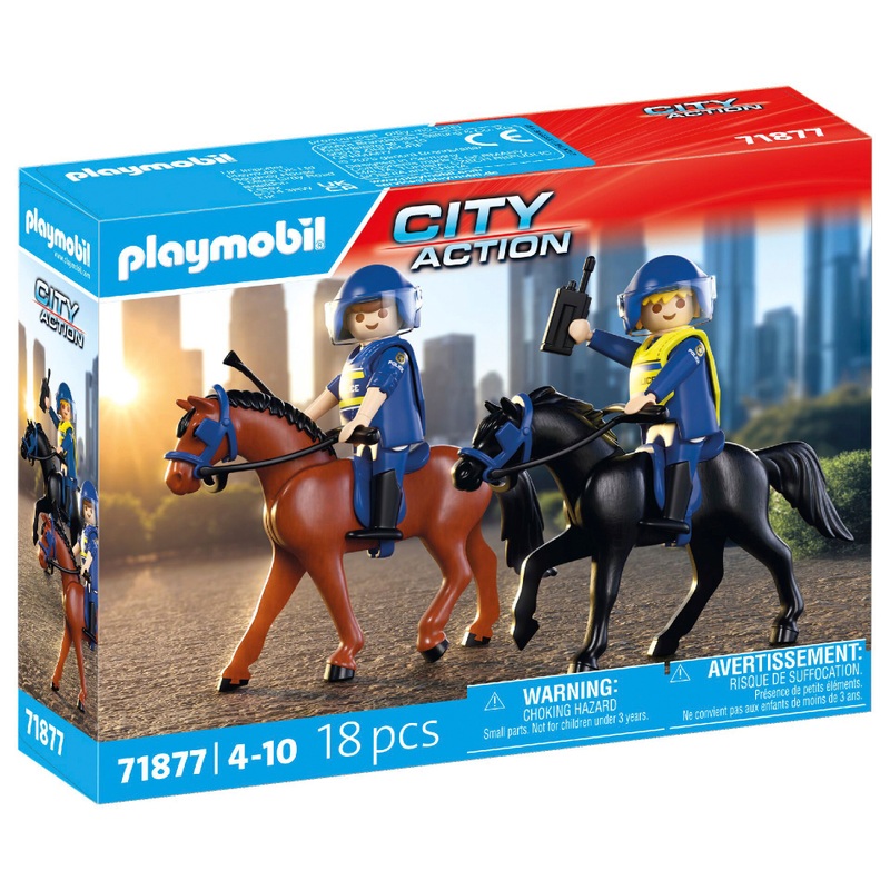 PLAYMOBIL City Action 71877 Politieruiterteam