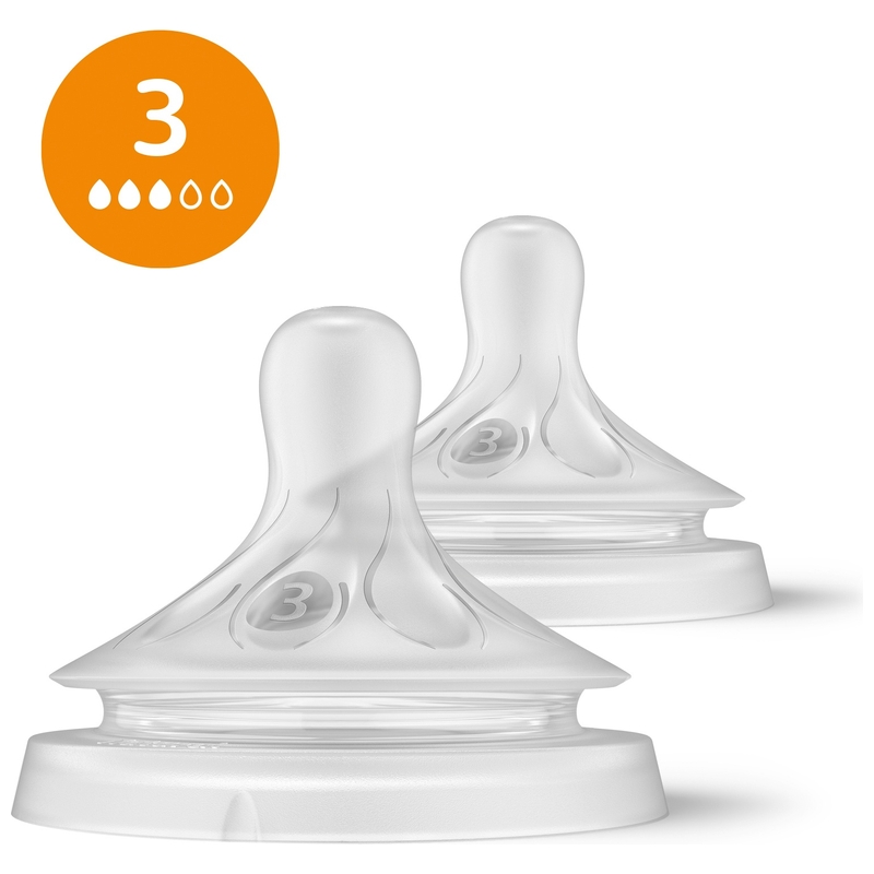 Philips Avent - Lot de 2 Tétines à Réponse Naturelle +1 Mois