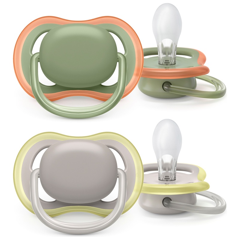 Philips Avent - Ultra Air Lot de 2 Sucettes 6-18 Mois