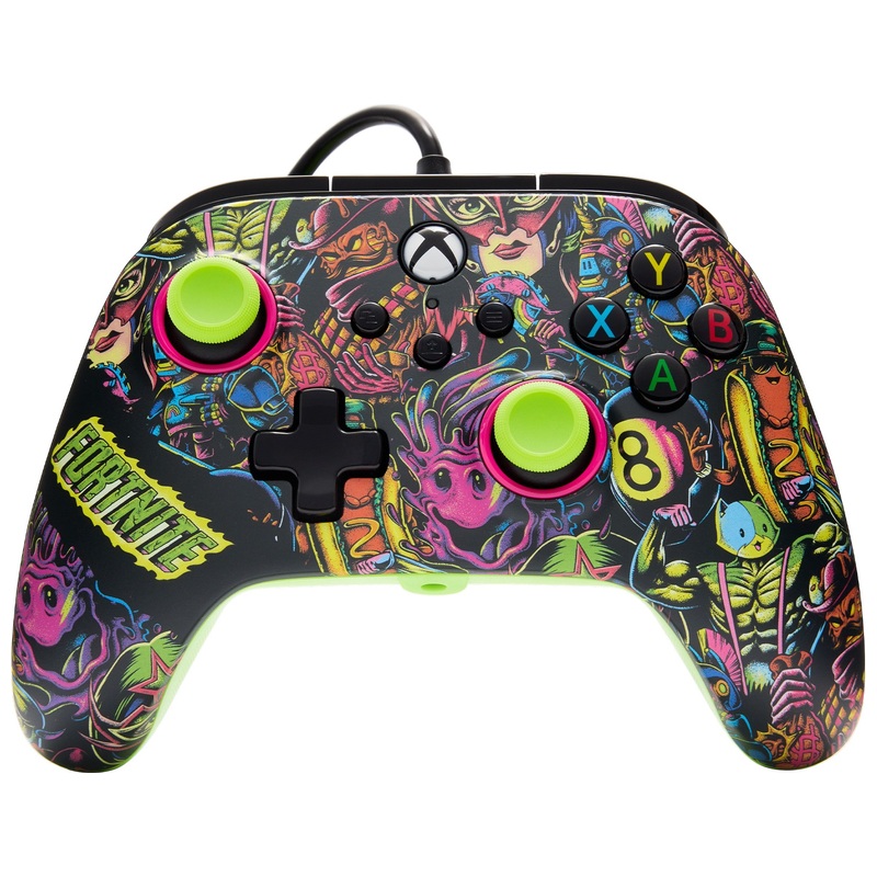 PowerA Advantage Wired Controller for Xbox - Fortnite Glow in The Dark