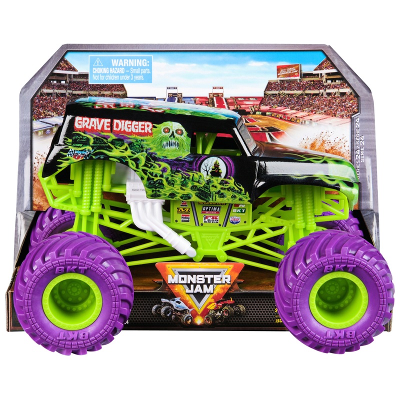 Monster Jam 1:24 Die-Cast Monster Truck Grave Digger