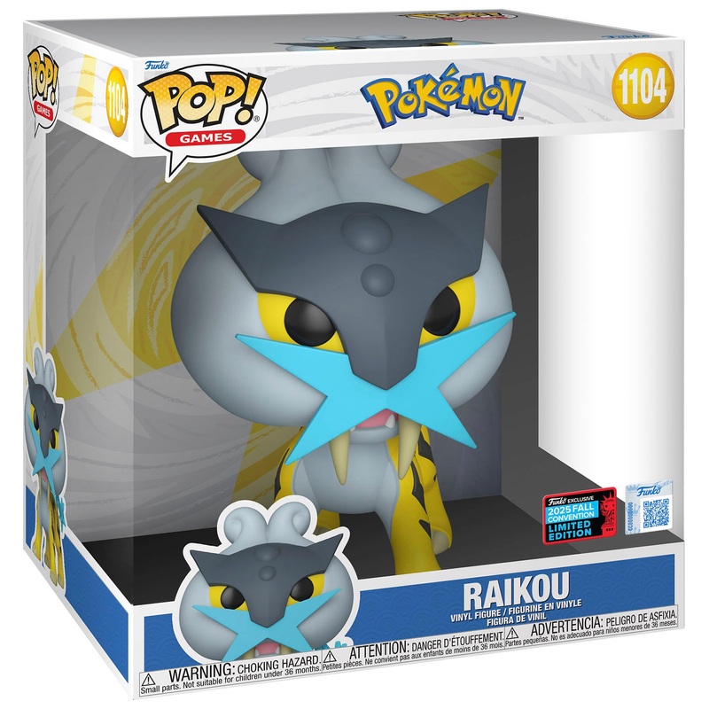 Funko POP! Figurine Jumbo 1104 Pokémon Raikou 25 cm
