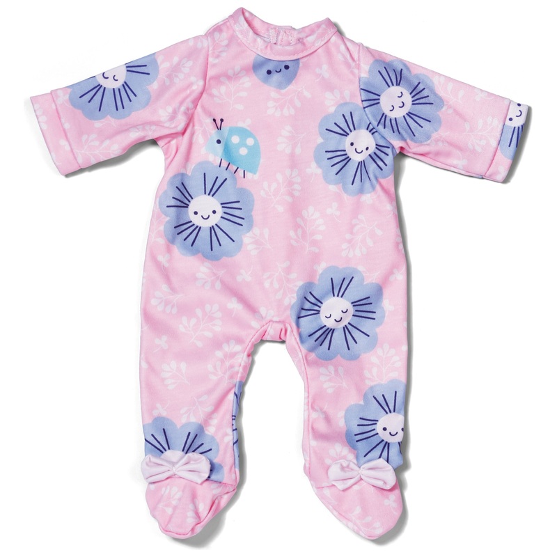 Baby Annabell Clothes Pink Flower Romper 43cm