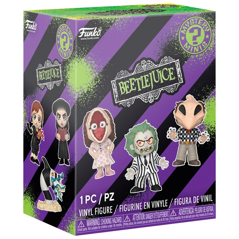 Funko Mystery Mini Beetlejuice - 1 Von 12 Sammelfiguren - 9cm Vinyl Figur - Zufälliger Stil