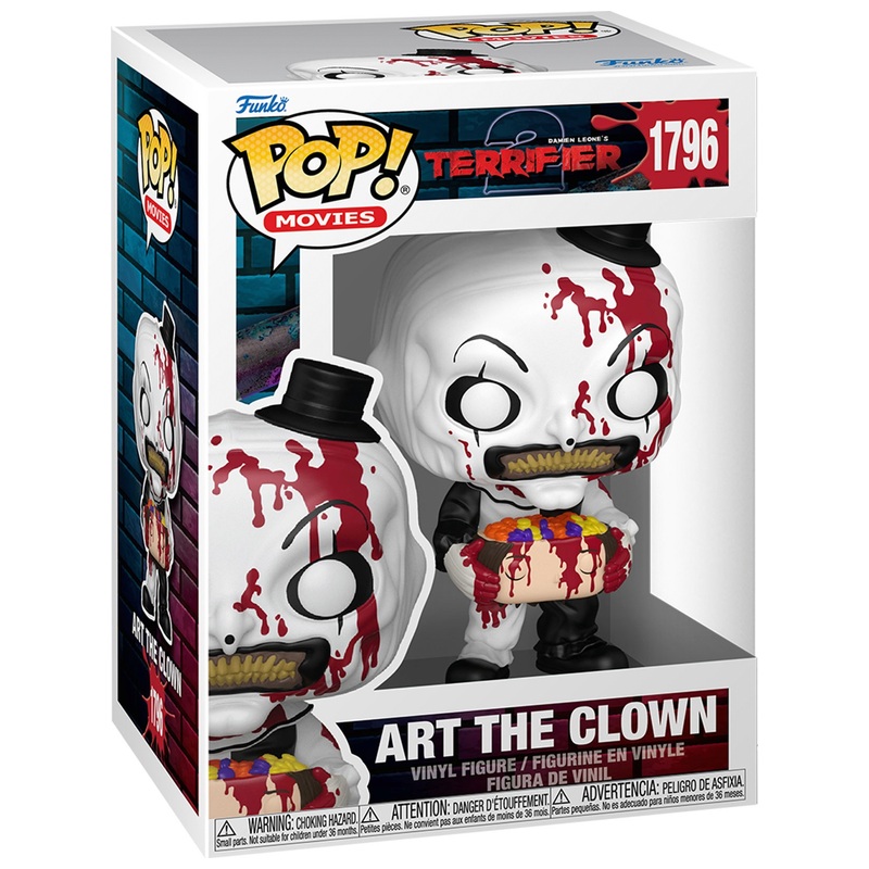 Funko POP! Movies 1796: Terrifier 2 Art The Clown with Candy