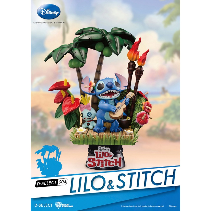 Disney Lilo & Stitch D-Stage Diorama Set Stitch 14 cm