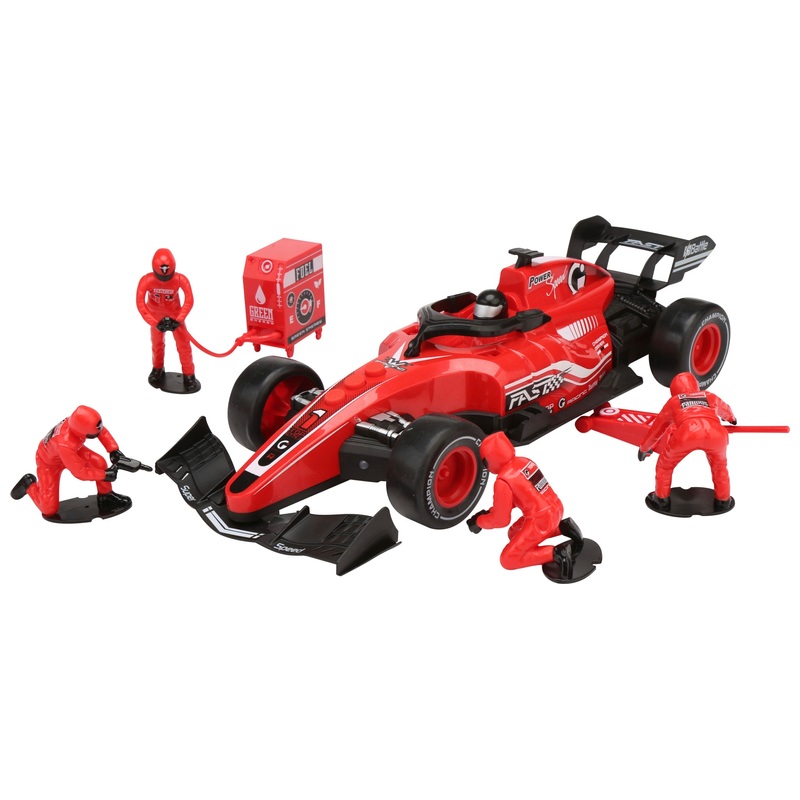 1:12 Pit Stop Race Car Set with Lights and Sounds