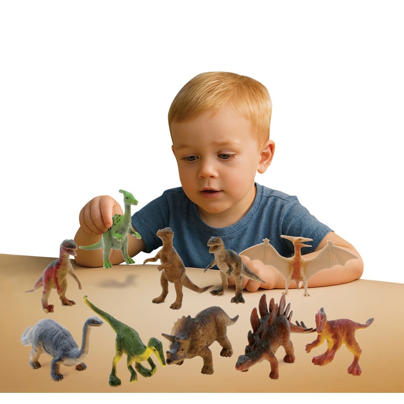 Coffret 10 Figurines Dinosaures