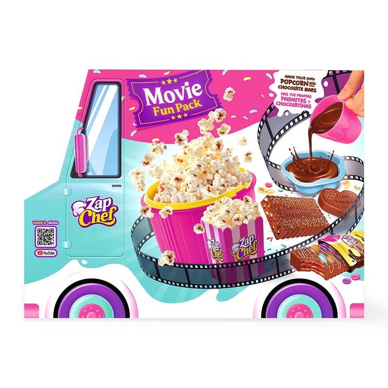 Zap Chef Movie Fun Popcorn en Chocolade Set