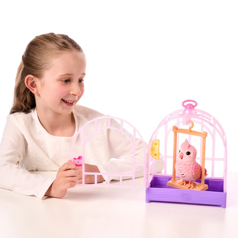 Little Live Pets Set Mijn Echte Echte Vogel & Kooi Rosie