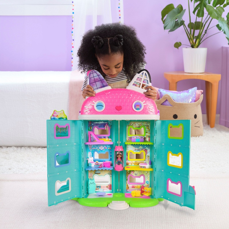 Gabby's Dollhouse: The Movie Deluxe Interactive Meow-mazing Dollhouse Playset