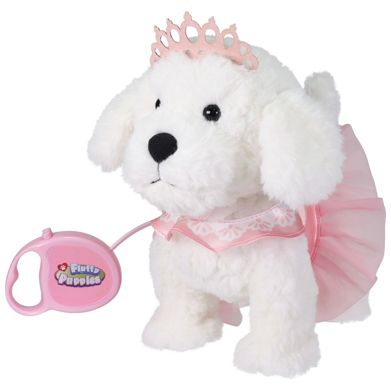 Fluffy Puppies Mia The Walking Princess Poodle Smyths Toys UK