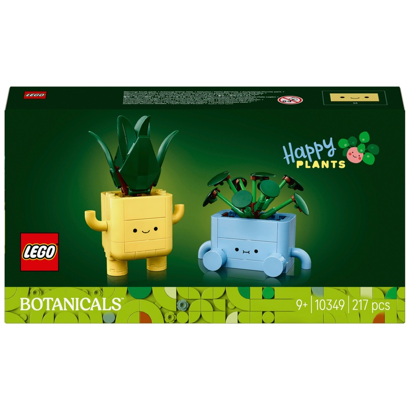LEGO Botanicals 10349 Vrolijke Plantjes Decoratie Set