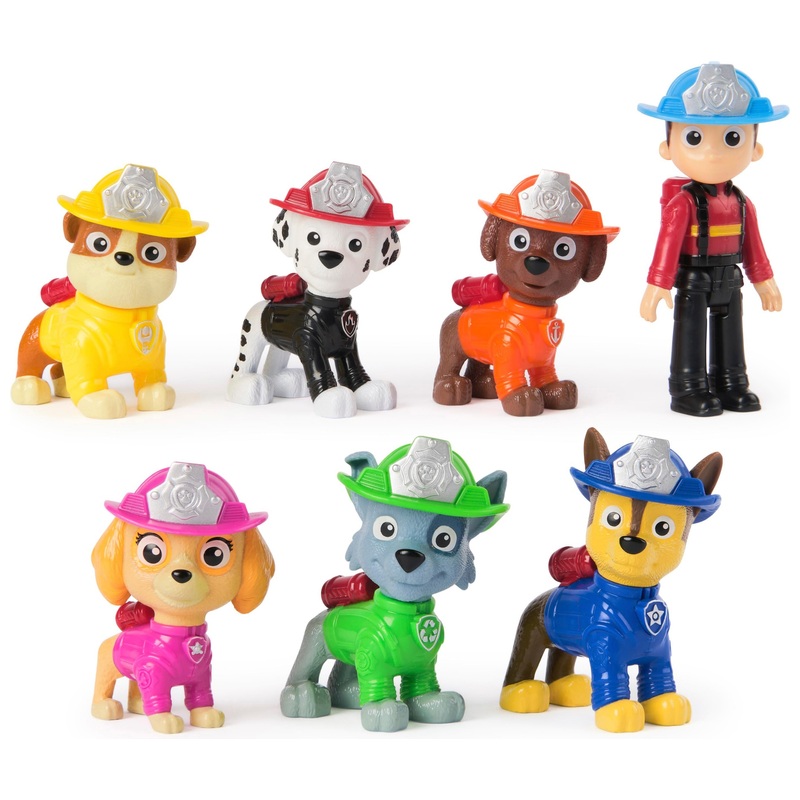 La Pat'Patrouille - Coffret 7 Figurines Mission Pompiers