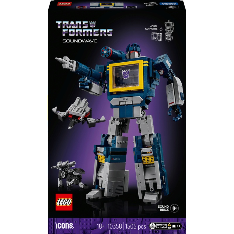 LEGO Icons 10358 Transformers : Soundwave