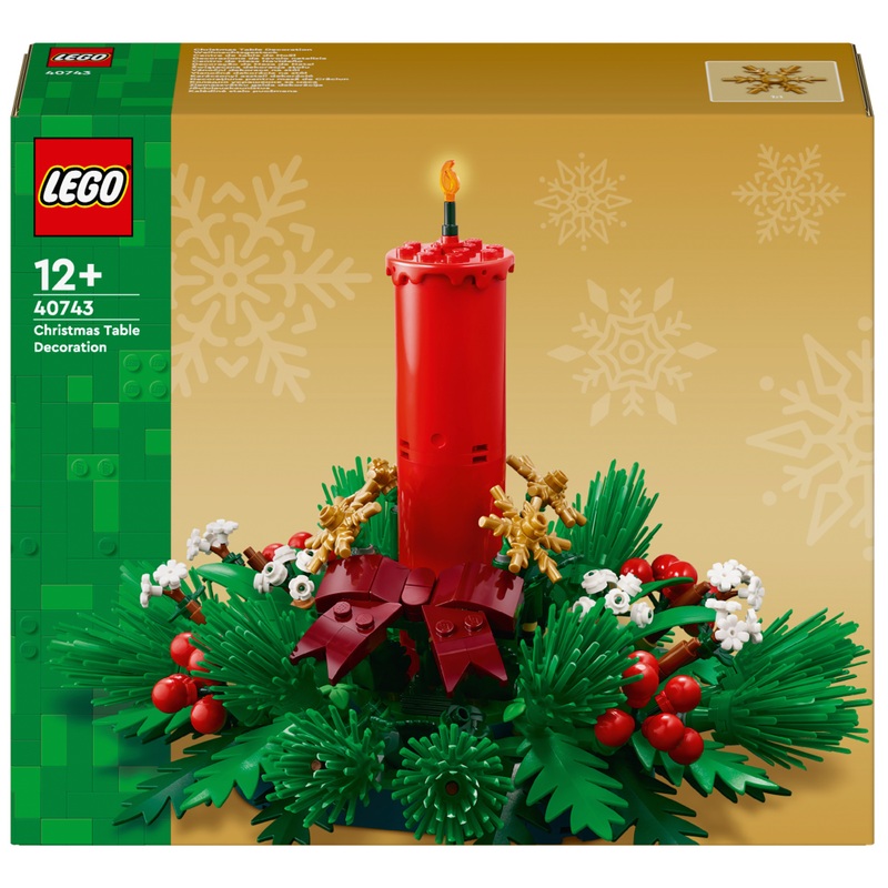 LEGO Iconic 40743 Kersttafeldecoratie Set