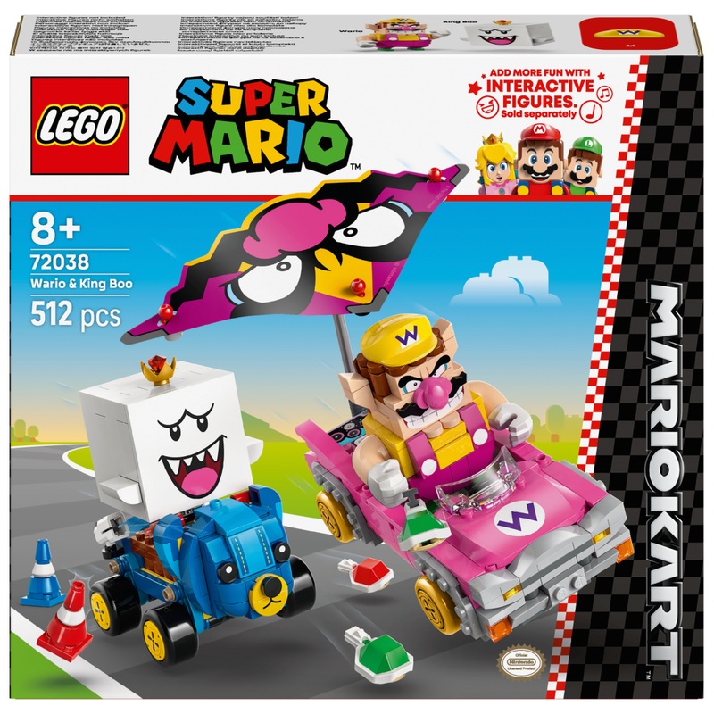 LEGO Super Mario 72038 Mario Kart - Wario & Koning Boo Set
