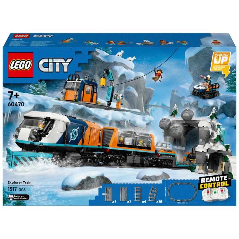 LEGO City 60470 Onderzoekstrein op de Noordpool Set