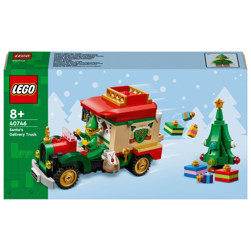 LEGO Iconic 40746 Bezorgtruck van de Kerstman Set