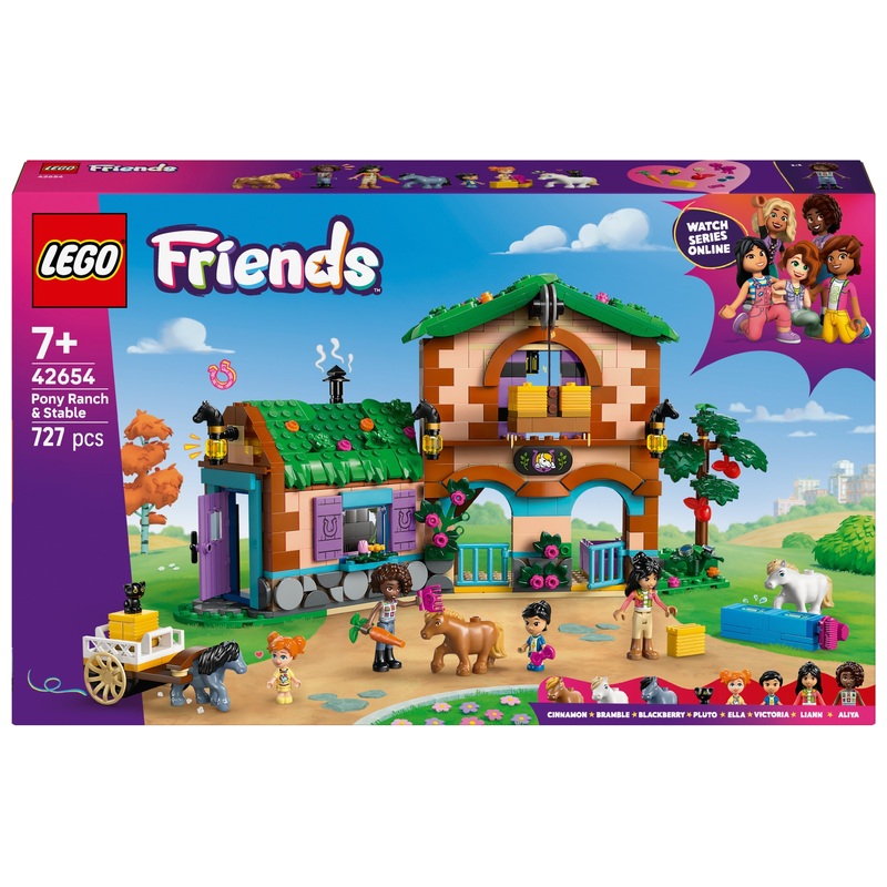 LEGO Friends 42654 Ponyboerderij en Stal Set