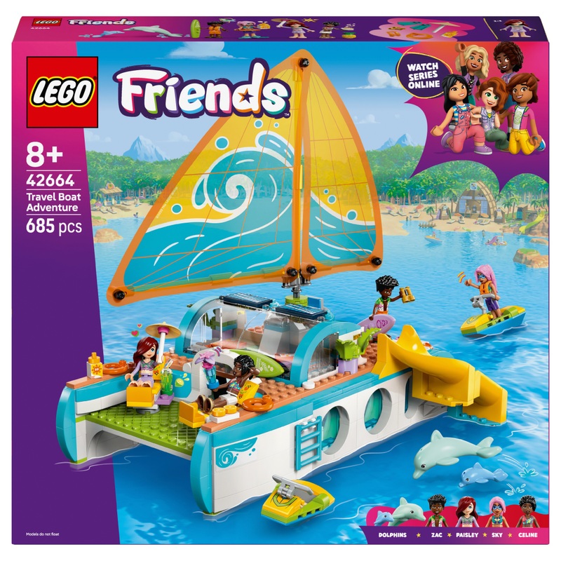LEGO Friends 42664 Avontuurlijke Bootreis Set