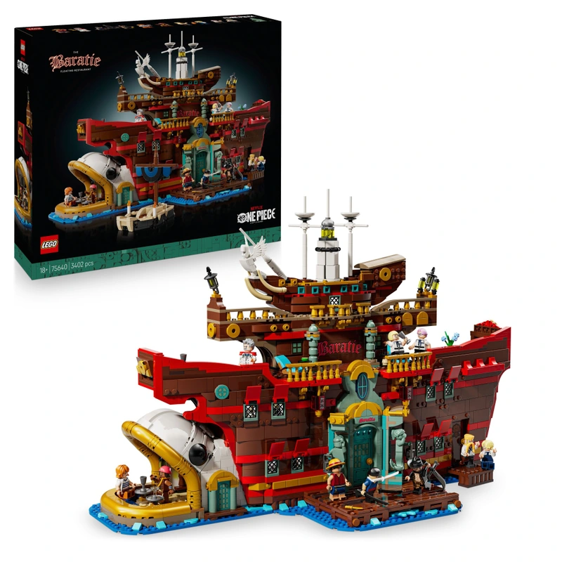 LEGO One Piece 75640 The Baratie Floating Restaurant Set for Adults action figures product image