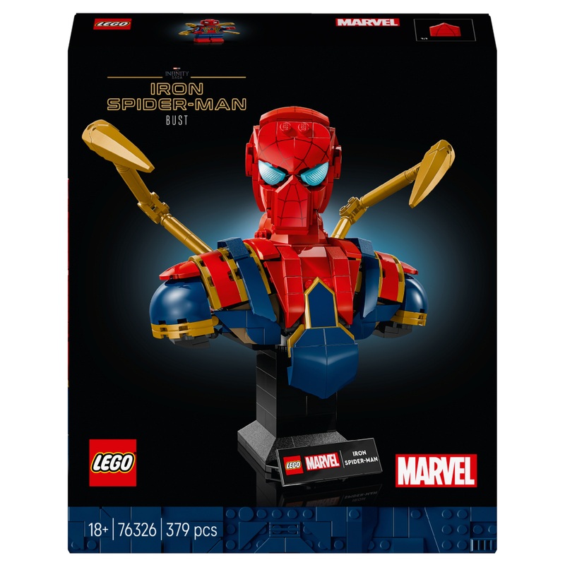 LEGO Marvel Super Heroes 76326 Iron Spider-Man Buste Set