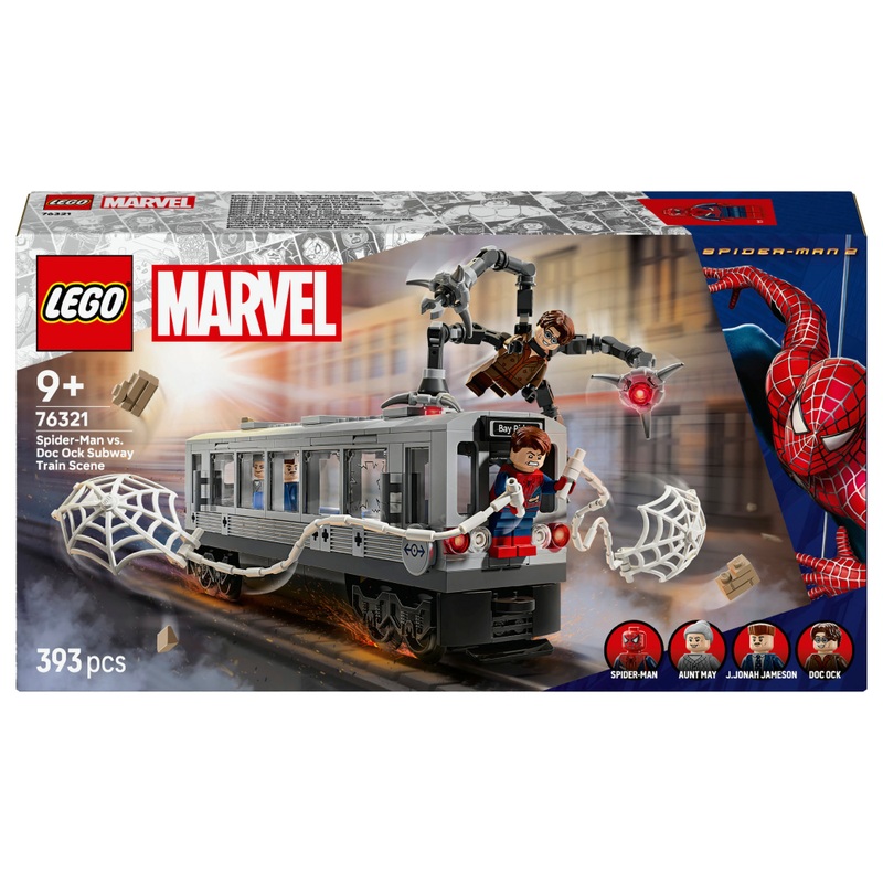 Spider Man 2 Spiderman Vs Doc Ock Train LEGO Marvel 76321 Spider-Man vs. Doc Ock Subway Train Scene Set