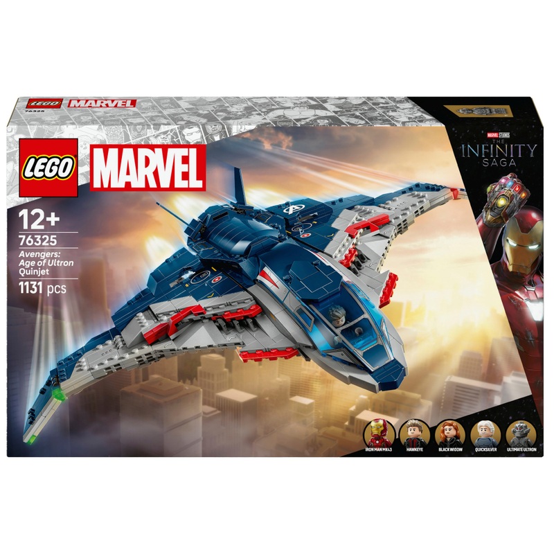 LEGO Marvel Super Heroes 76325 Avengers: Age of Ultron Quinjet Set