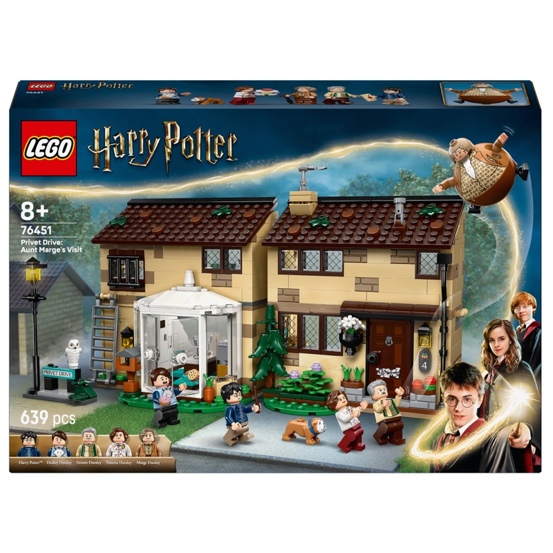 LEGO Harry Potter 76451 Ligusterlaan: Bezoek van Tante Margot Set