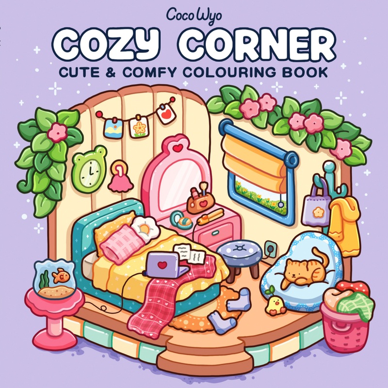 Coco Wyo Cozy Corner Colouring Book