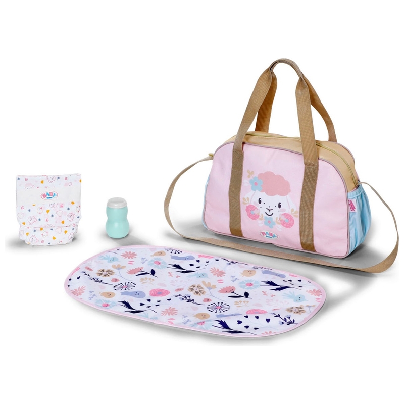 BABY born Wickeltasche Blumen