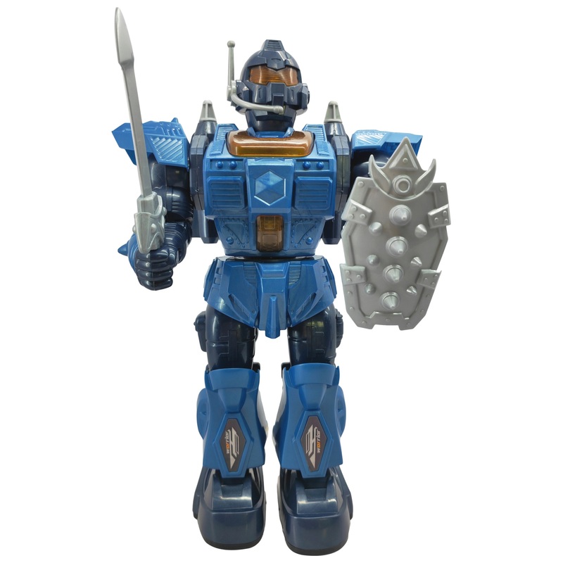 Risk Robo Warriors Lopende Robot met Licht en Geluid blauw