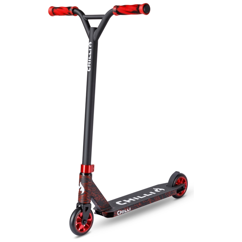 Chilli Pro Stuntstep Morph-X zwart/rood
