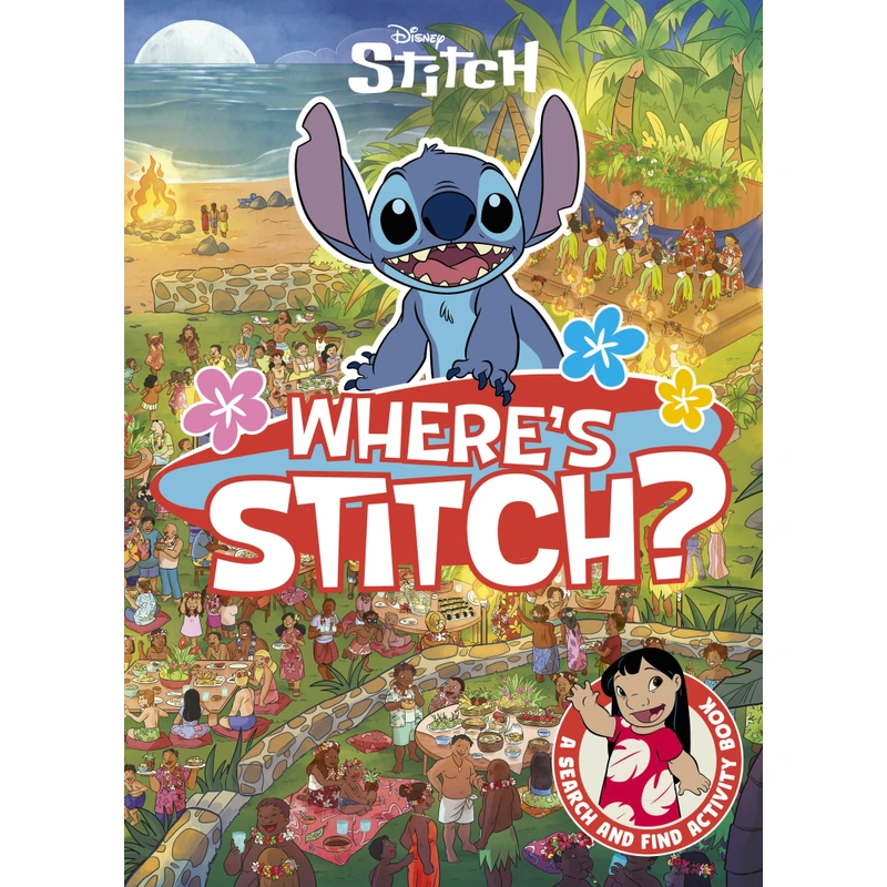 Disney Stitch Where's Stitch Activity Book front cover