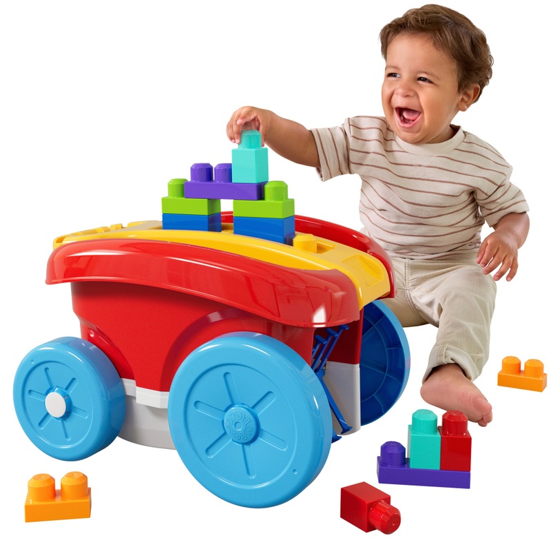 Mega Bloks - Wagon Ramasseur de Blocs