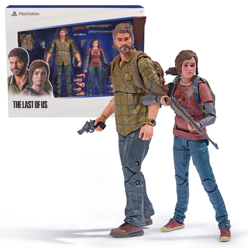PlayStation The Last of Us Action Figures 2 Pack Joel & Ellie 15cm