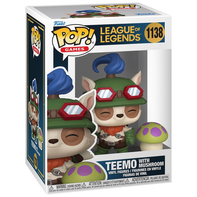 Funko POP! Figuur 1138 League of Legends Teemo met Paddestoel