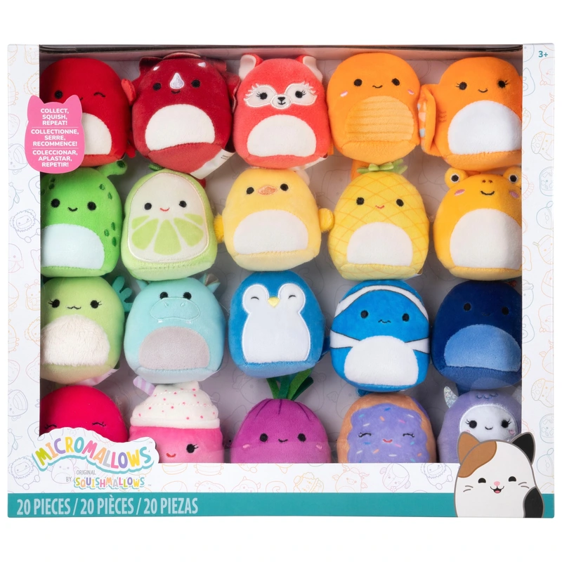 Original Squishmallows Micromallows 20 Pack featuring Ricky the Clownfish